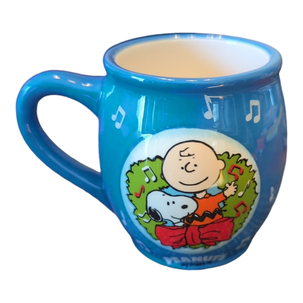 Peanuts Snoopy and Charlie Brown Christmas mug